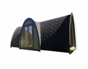 Camping pod with side entrance 2.4×5.9 m