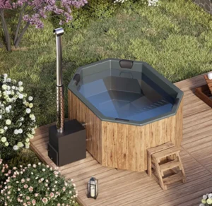 2,4×1,8m octagonal hot tub