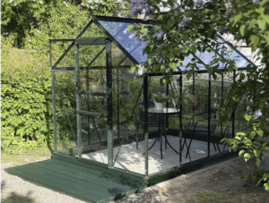 Greenhouse Halls popular 3.8 m2 with glass, green