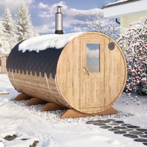 “4m” S4 Two-room barrel sauna for 4-6 persons