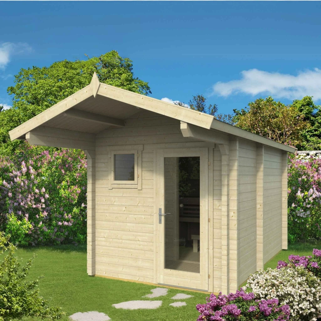 “Ahti M” sauna with 70mm walls 2.4 x 3.8m