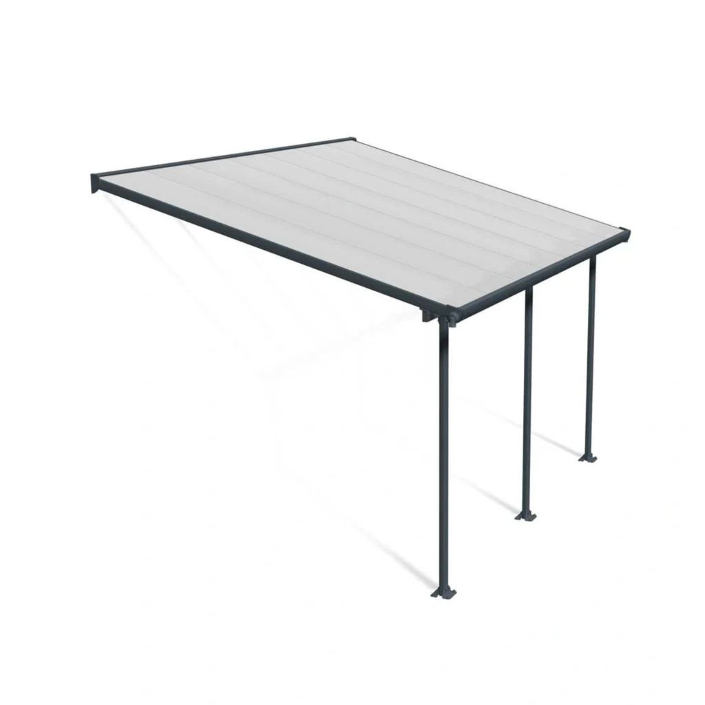 Terrace Canopy Feria 3×4,25m Grey/Clear