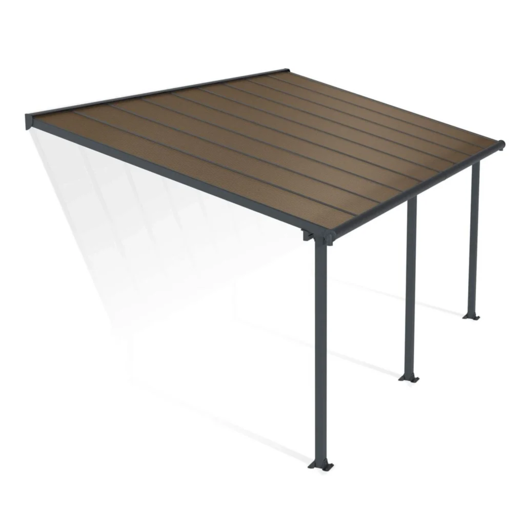 Terrace canopy Palram-Canopia Olympia, 3×5.46m, grey/bronze
