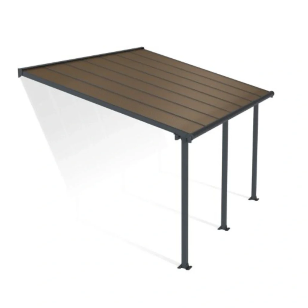 Terrace canopy Palram-Canopia Olympia, 3×4.25m, grey/bronze