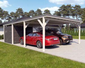 Carport “Connor” 52m² with storeroom