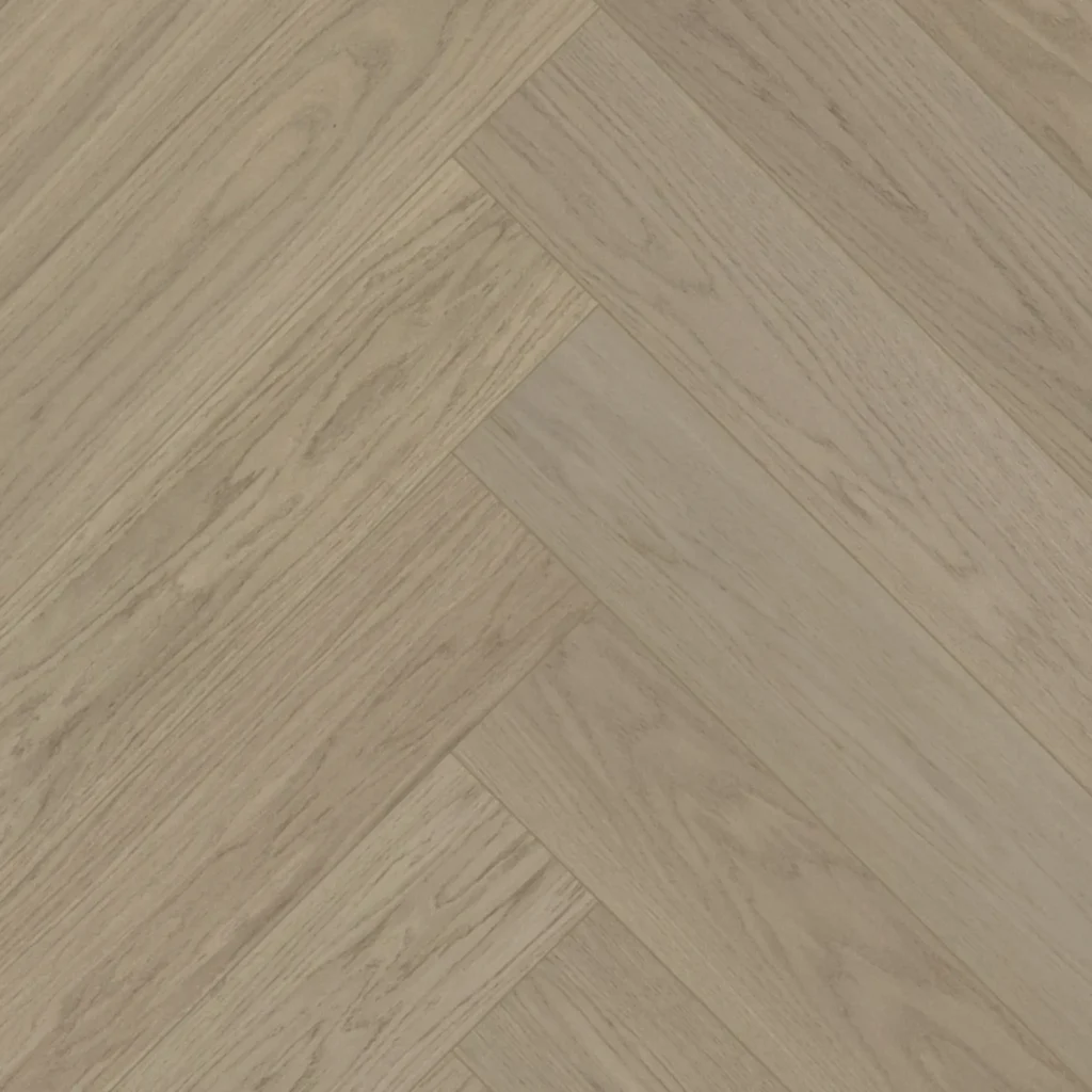 EstaParket Herringbone Nova Eco Oak Elite Sandstone Extra Matt Lacquered Gloss 5%