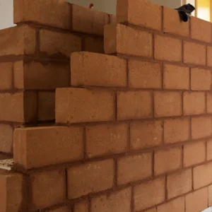 Clay mortar for masonry heaters