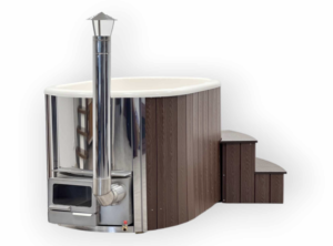 Ofuro hot tub with integrated heater 1,2×1,9m