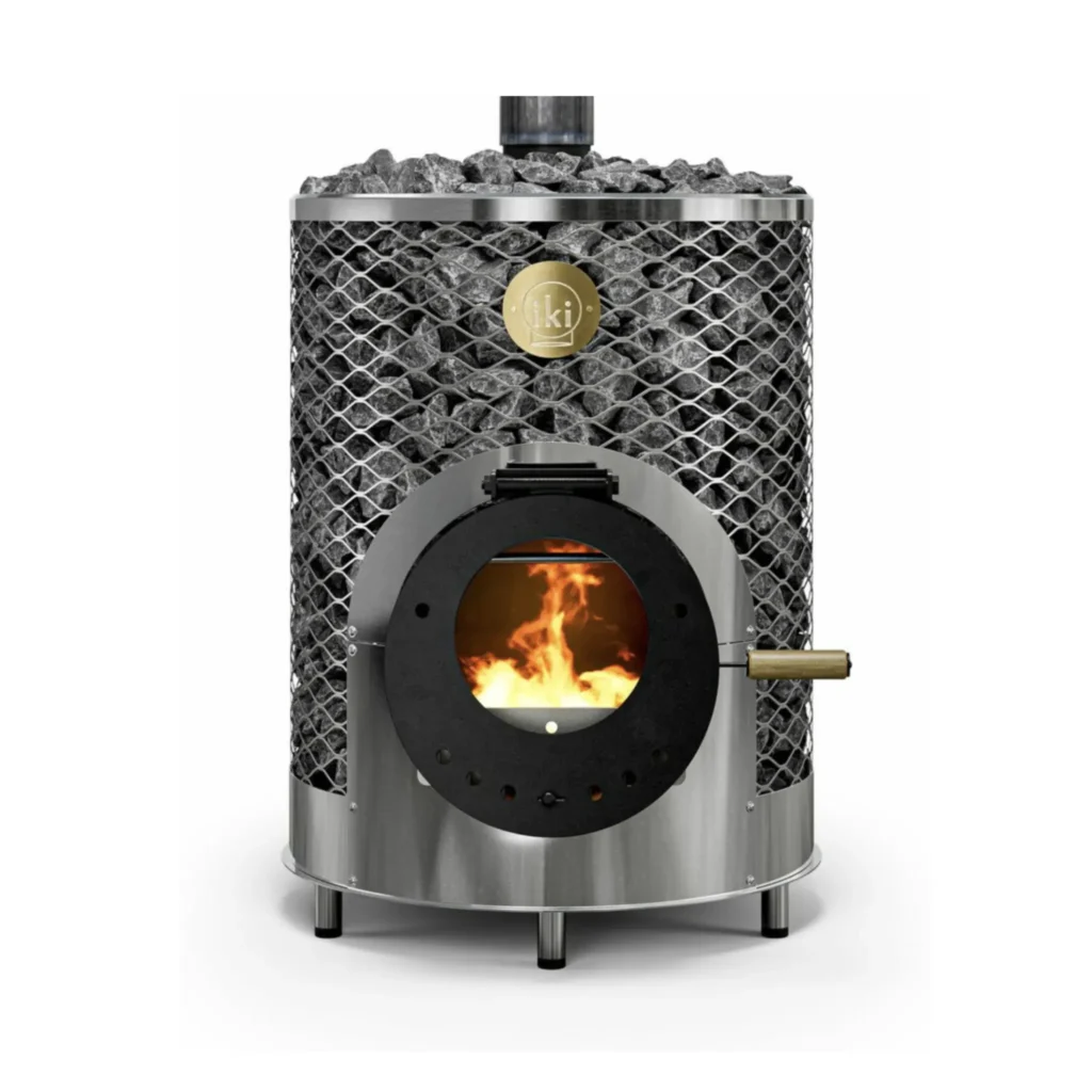 Original IKI wood burning stove, 10–25 m³