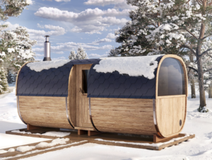 “5m” S5PL Outdoor sauna for 6 persons with seats or bed