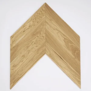 Woodengold oak french herringbone chevron 45°/60° T&G obiekt (90×500 mm)