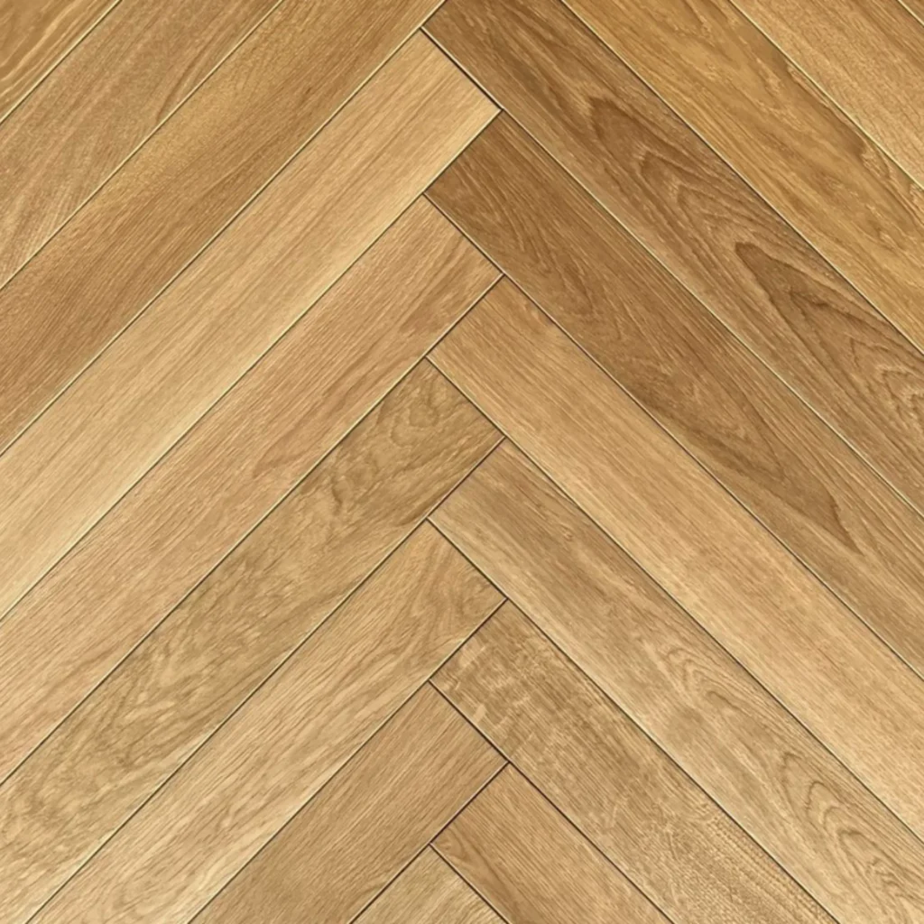 Woodengold oak herringbone T&G natur (70×490 mm)