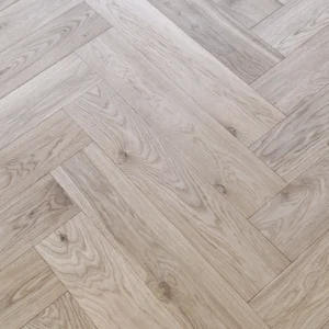 Woodengold oak herringbone T&G rustik (120×600 mm)