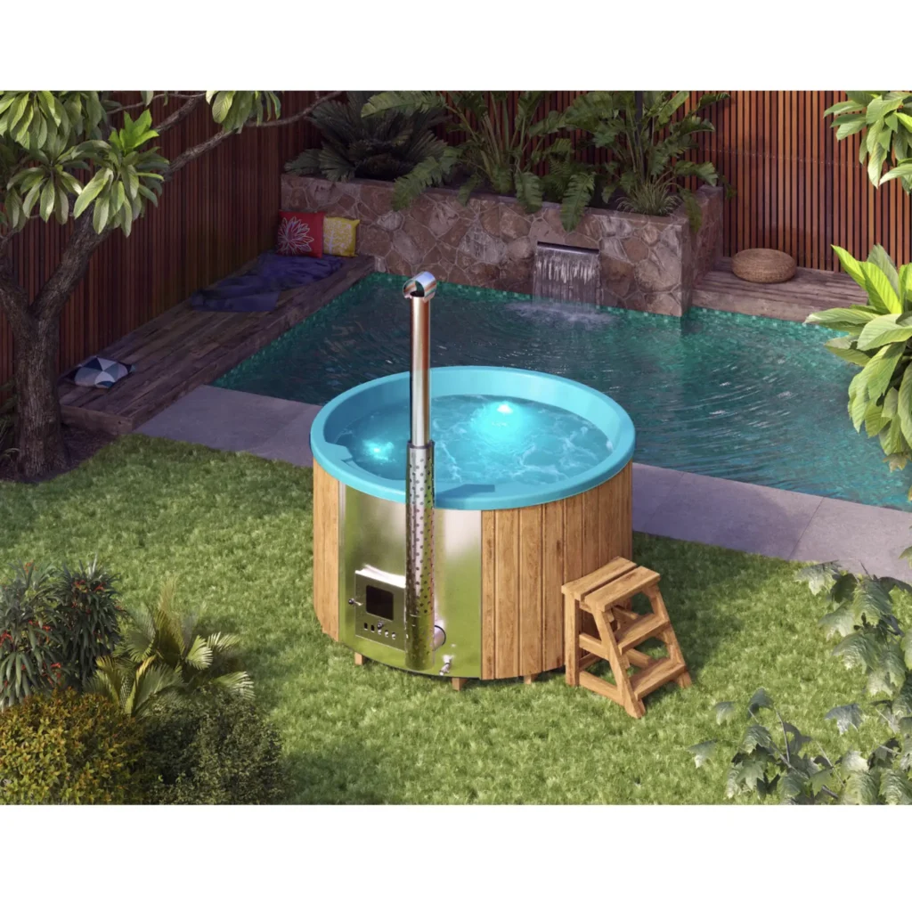 BLUE LAGOON hot tub set – Paradise in your yard!