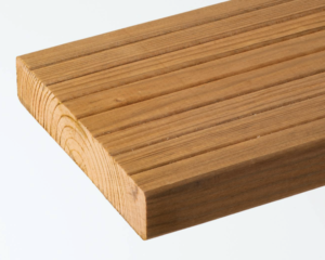 Brown impregnated decking GROOVED 28X145