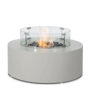 Gas fire pit round coffee table