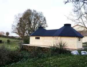 Camping grill cabin 9.2 m² + 9.2 m²