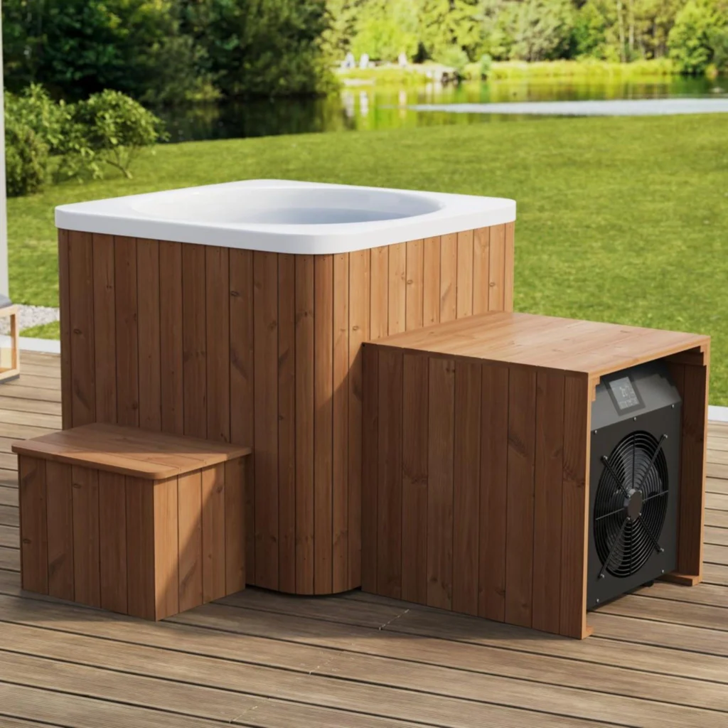 Cold plunge “Icon icetub” with water cooler-heater