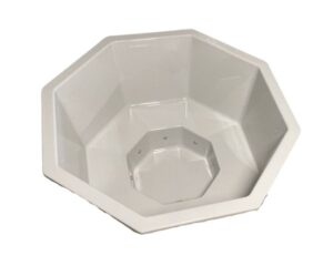 1.8m 8-corner terrace set with fiberglass insert and outdoor stove
