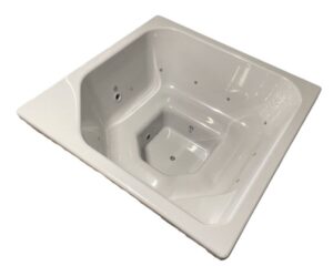 2.05×2.05m terrace set with fiberglass liner and external stove
