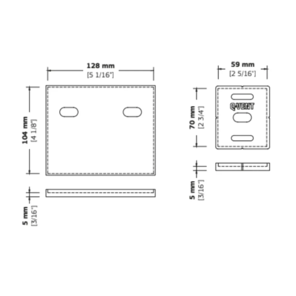 Thermo-pads for wall brackets