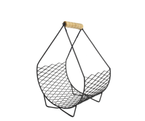 Wood basket small